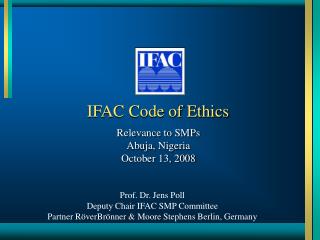 IFAC Code of Ethics