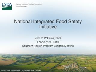 National Integrated Food Safety Initiative