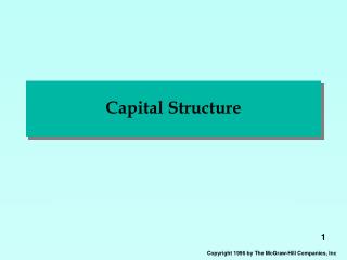 PPT - Capital Structure PowerPoint Presentation, free download - ID:1720561