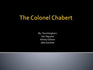 The Colonel Chabert