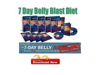 7 Day Belly Blast Diet