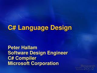 C# Language Design