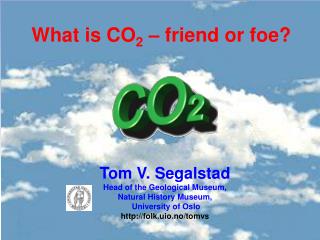 What is CO 2 – friend or foe?