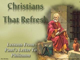 Christians That Refresh