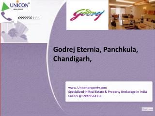 Godrej Eternia Chandigarh - Call @ 09999561111