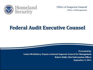 Federal Audit Executive Counsel