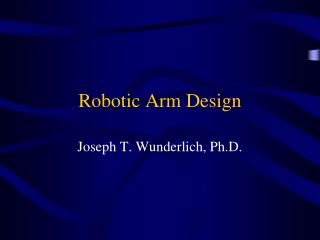 Robotic Arm Design