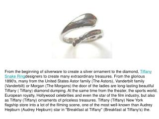 Tiffany Snake Ringdesigners