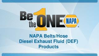 NAPA Belts/Hose Diesel Exhaust Fluid (DEF) Products