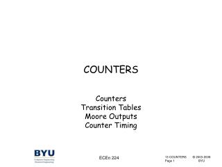COUNTERS