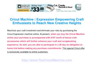 Cricut Machine - Should Buy the Cricut Expression?