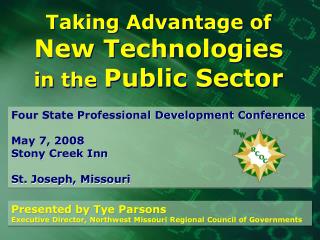 Taking Advantage of New Technologies in the Public Sector
