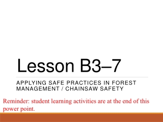 Lesson B3–7