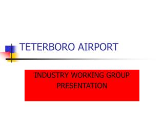 TETERBORO AIRPORT