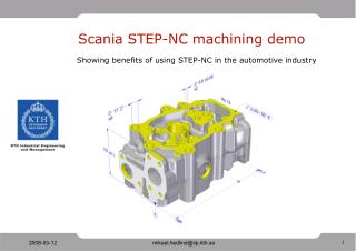 Scania STEP-NC machining demo