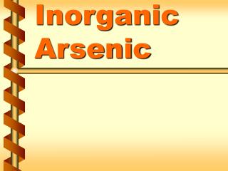 Inorganic Arsenic