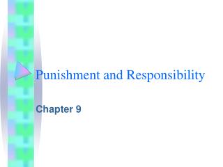 Punishment and Responsibility