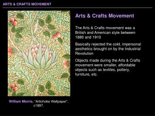 Arts & Crafts Movement