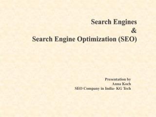 Basics of SEO Tutorial - SEO Company in India