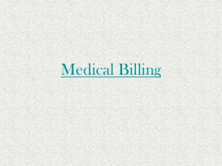Importnace of medical billing services