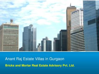 The Luxe Life by Anant Raj @9650019966 Villlas in Gurgaon