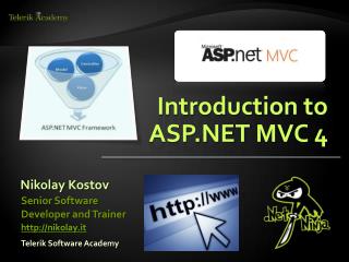 Introduction to ASP.NET MVC 4