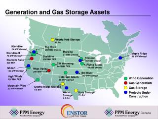 Generation and Gas Storage Assets