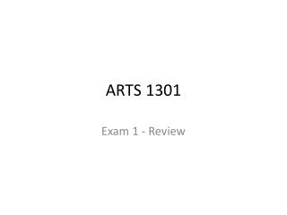 ARTS 1301