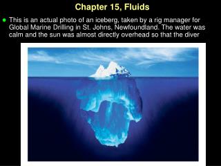 Chapter 15, Fluids