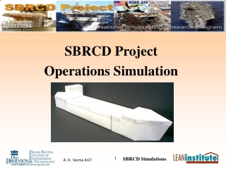 SBRCD Project Operations Simulation
