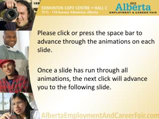 Please click or press the space bar to advance through the animations on each slide.