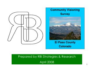 Prepared by RBI Strategies & Research April 2008