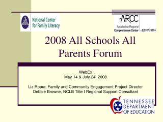 2008 All Schools All Parents Forum