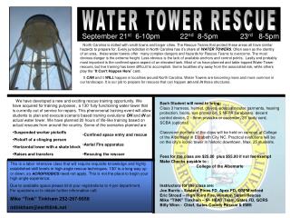 WATER TOWER RESCUE