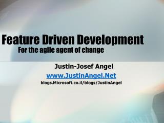 Feature Driven Development