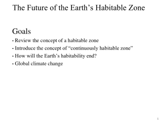 The Future of the Earth’s Habitable Zone