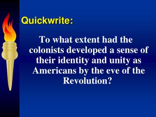 Quickwrite: