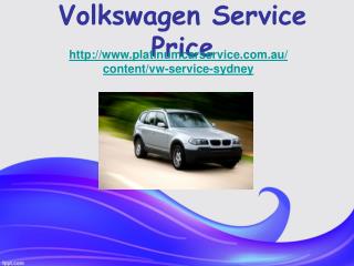 Volkswagen Service Price