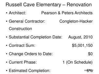 Russell Cave Elementary – Renovation