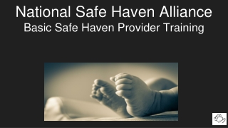 National Safe Haven Alliance Basic Safe Haven Provider Training