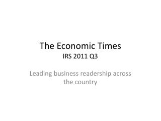 The Economic Times