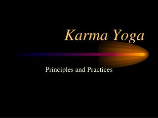Karma Yoga