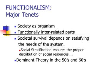 PPT - Functionalism theory PowerPoint Presentation - ID:2157968