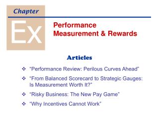 Performance Measurement & Rewards