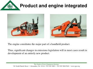 Product and engine integrated