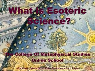 What is Esoteric Science?