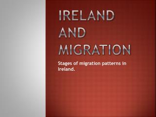 Ireland and Migration