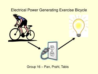 Electrical Power Generating Exercise Bicycle