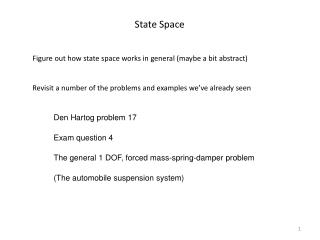 State Space