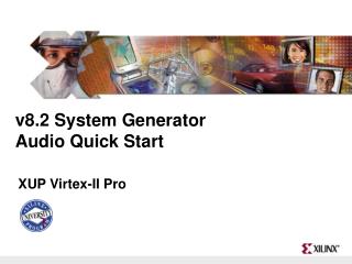 v8.2 System Generator Audio Quick Start